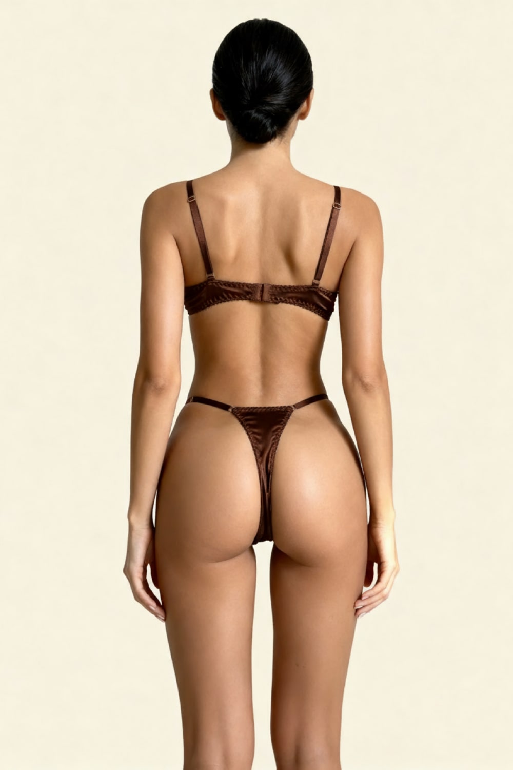 Essentia Brown Lingerie Set