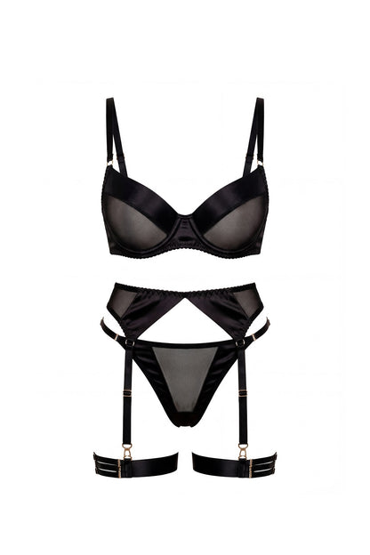 Intensa Black Lingerie Set