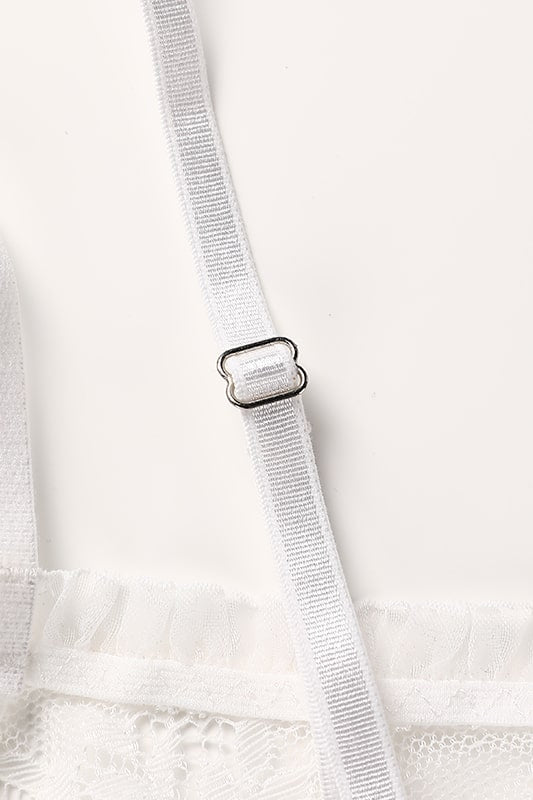 Carmina White Lingerie Set