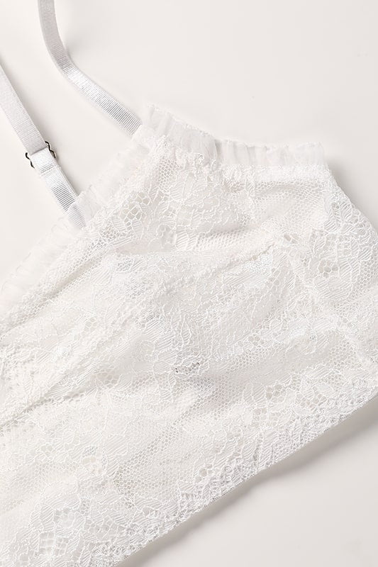 Carmina White Lingerie Set