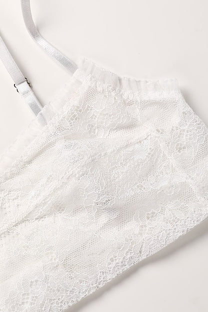 Carmina White Lingerie Set